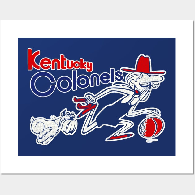 Defunct Kentucky Colonels Basketball Team Wall Art by Defunctland